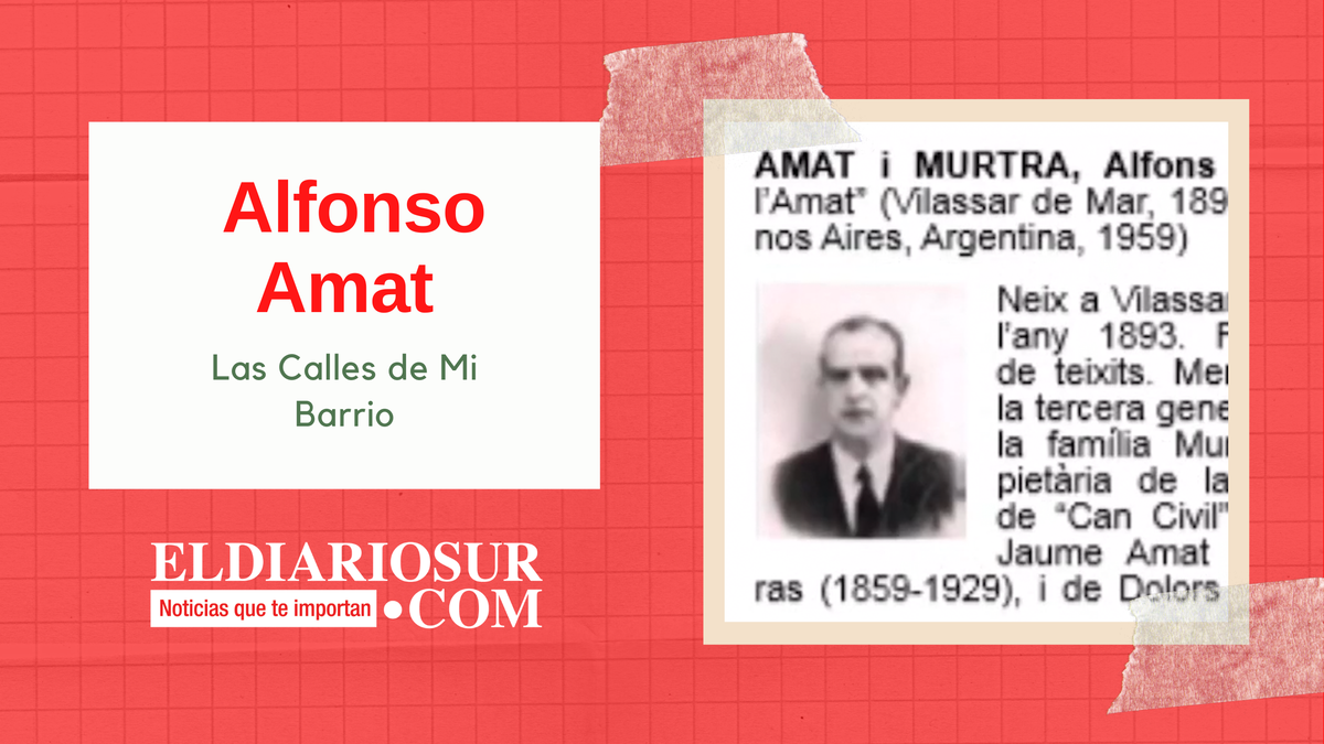 Las Calles de Mi Barrio: ¿Quién fue Alfonso Amat?